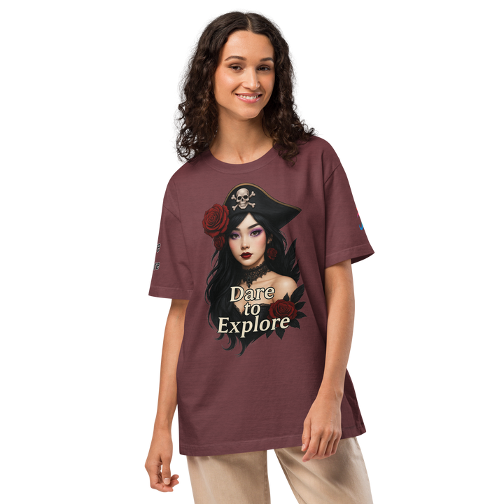 Dare to Explore UNISEX Oversized Art T-Shirt – LUNA VIO Collection