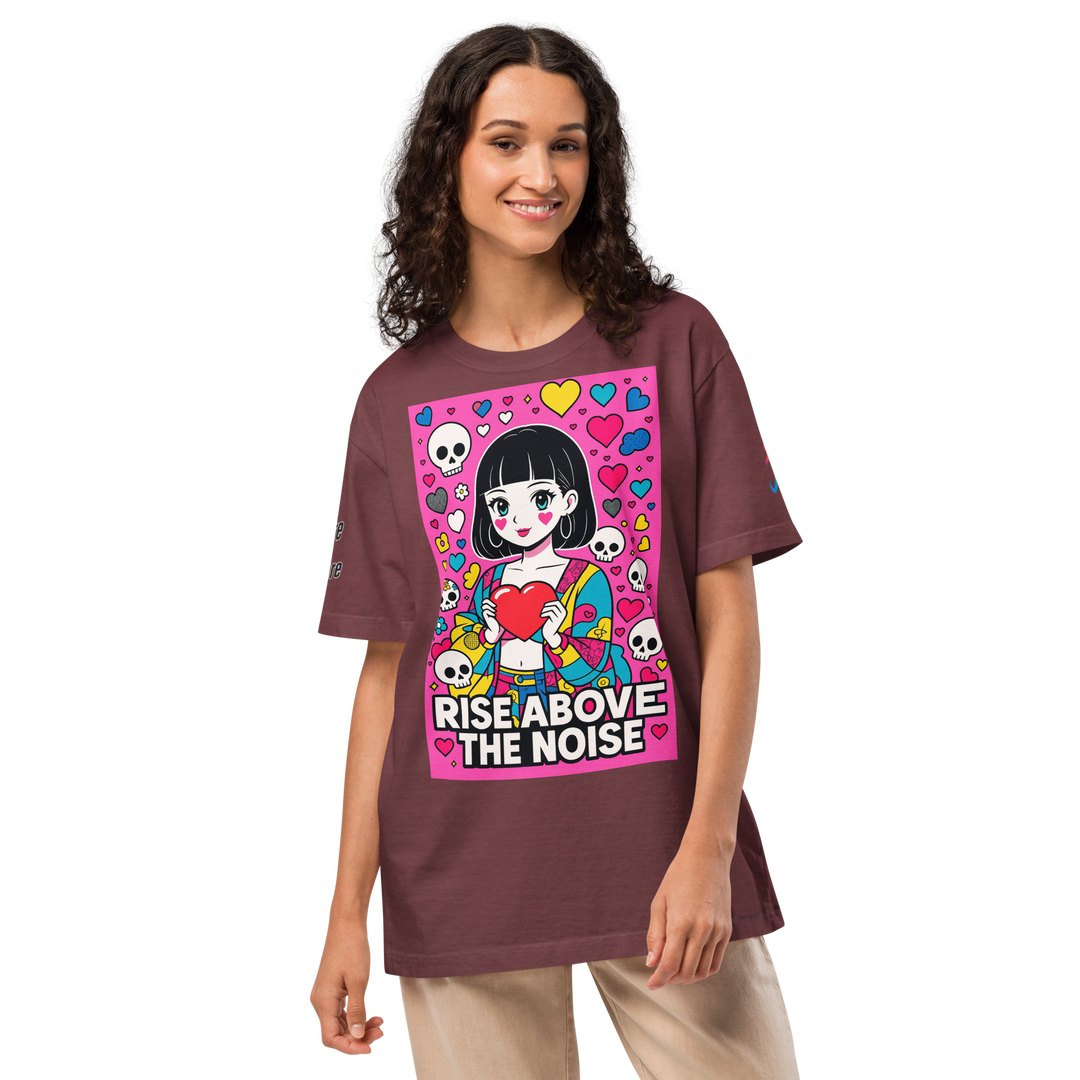 RISE ABOVE 03 – Oversized Vintage Tee