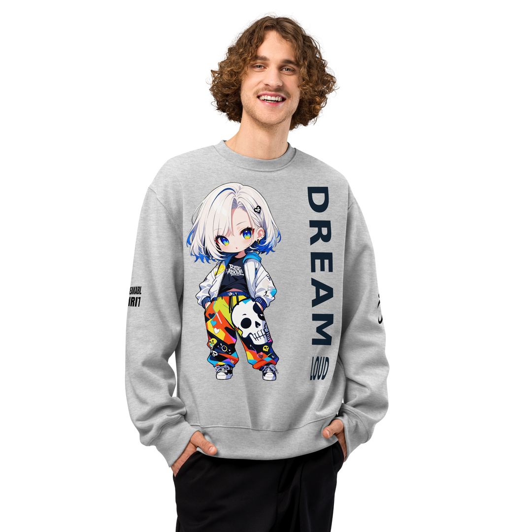 LIVI DREAM LOUD｜Oversized Heavyweight Sweatshirt
