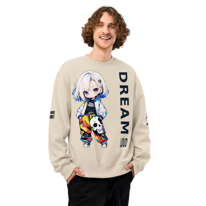 LIVI DREAM LOUD｜Oversized Heavyweight Sweatshirt