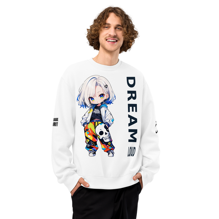 LIVI DREAM LOUD｜Oversized Heavyweight Sweatshirt