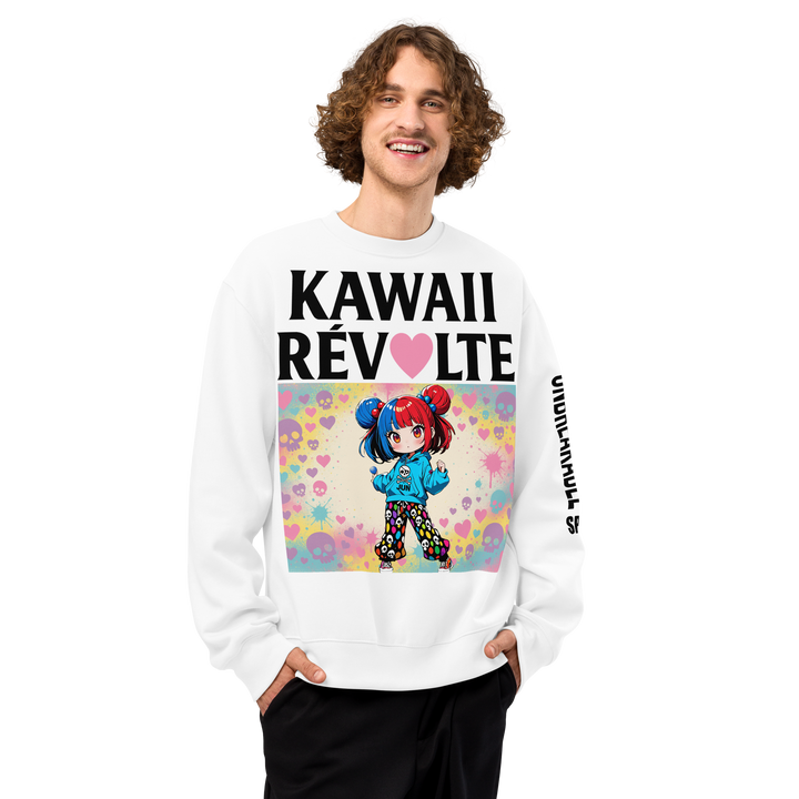 KAWAII RÉVOLTE 02 – UNISEX Oversized Art Sweatshirt