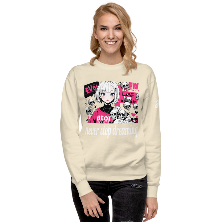 never stop dreaming 01 Unisex Premium Sweatshirt 1