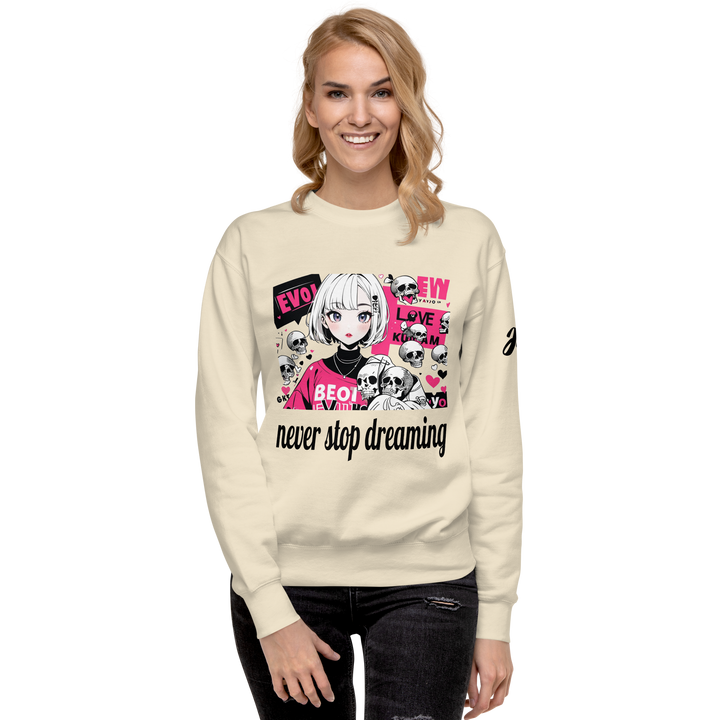never stop dreaming 01 Unisex Premium Sweatshirt 2