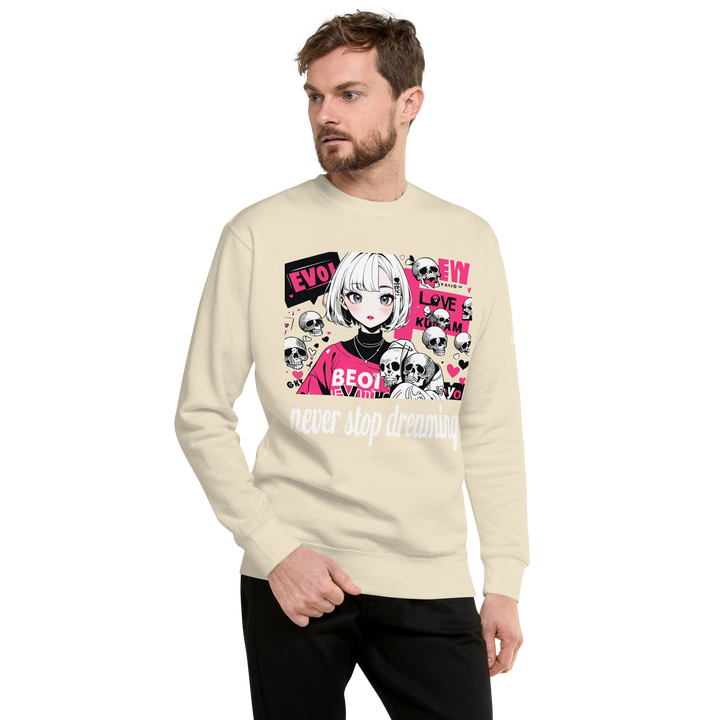 never stop dreaming 01 Unisex Premium Sweatshirt 1