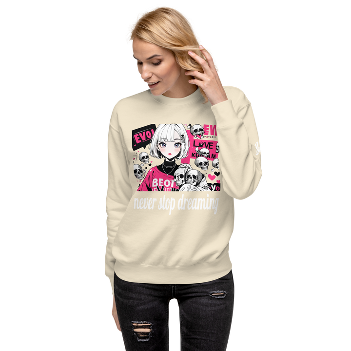 never stop dreaming 01 Unisex Premium Sweatshirt 1