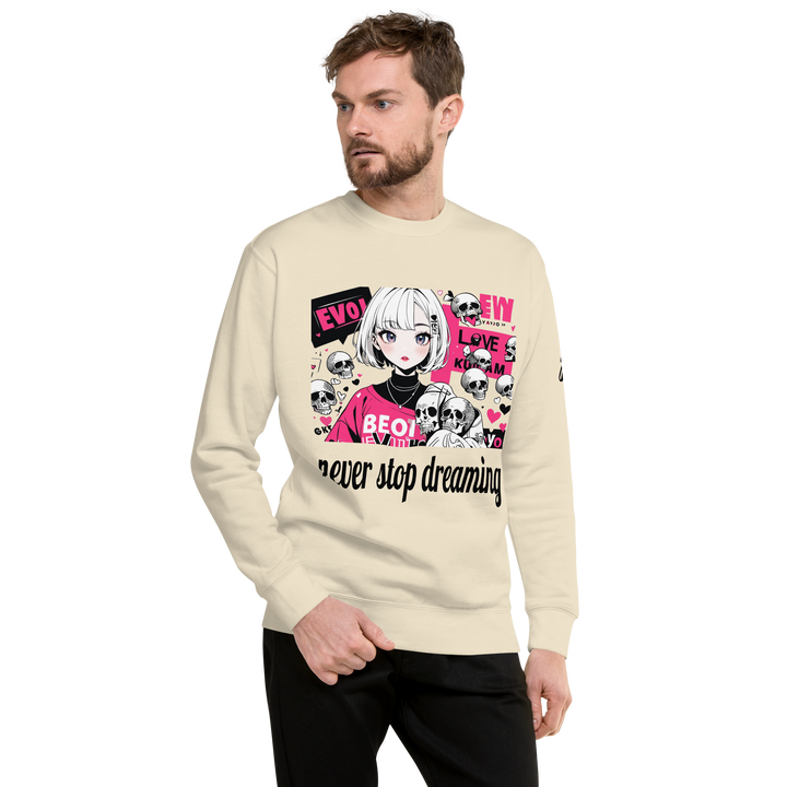 never stop dreaming 01 Unisex Premium Sweatshirt 2