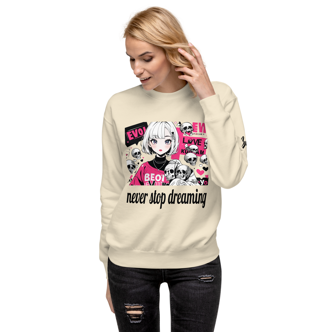 never stop dreaming 01 Unisex Premium Sweatshirt 2