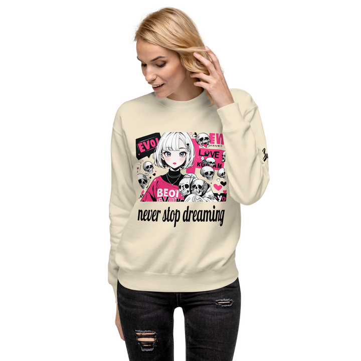 never stop dreaming 01 Unisex Premium Sweatshirt 2