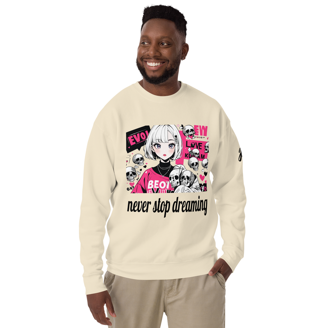 never stop dreaming 01 Unisex Premium Sweatshirt 2