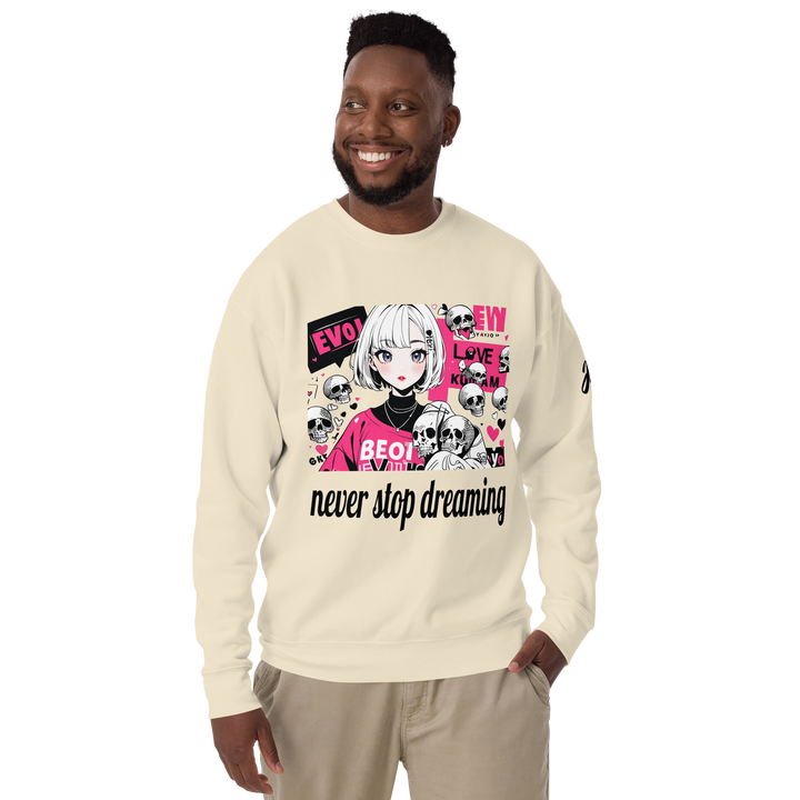 never stop dreaming 01 Unisex Premium Sweatshirt 2