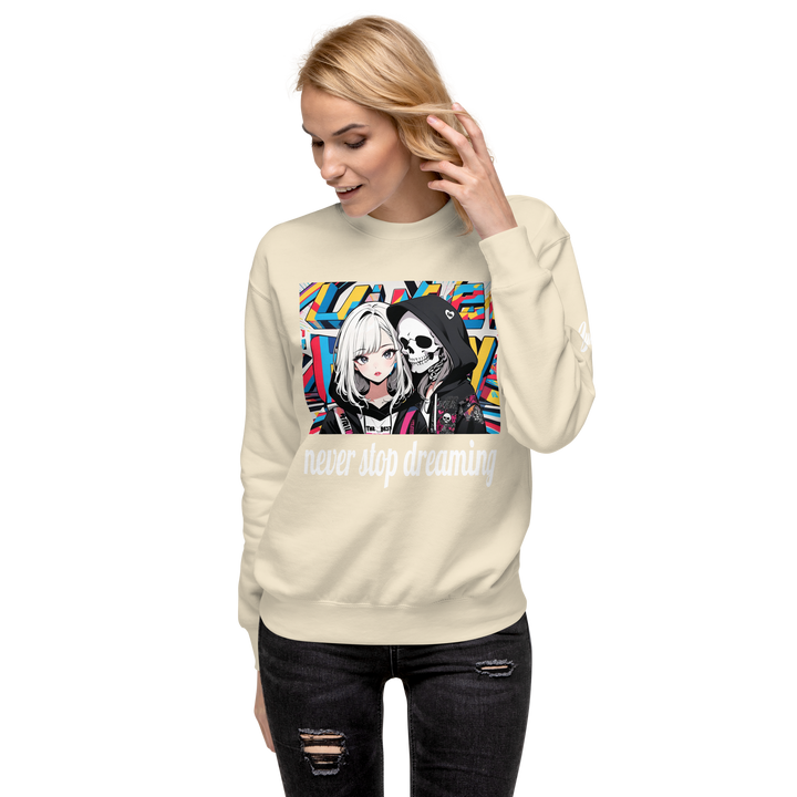 never stop dreaming 02 Unisex Premium Sweatshirt 1
