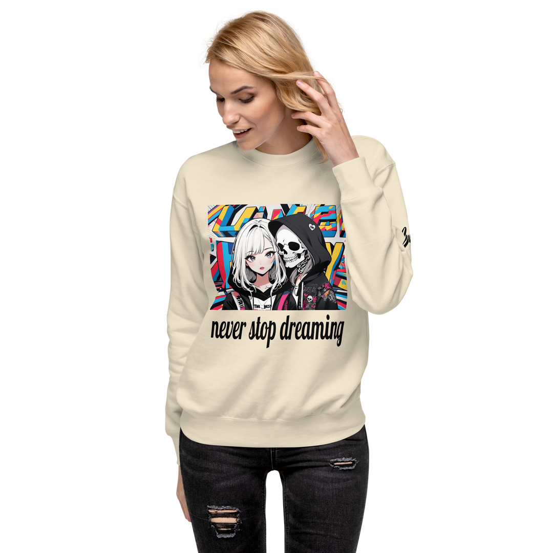 never stop dreaming 02 Unisex Premium Sweatshirt 2