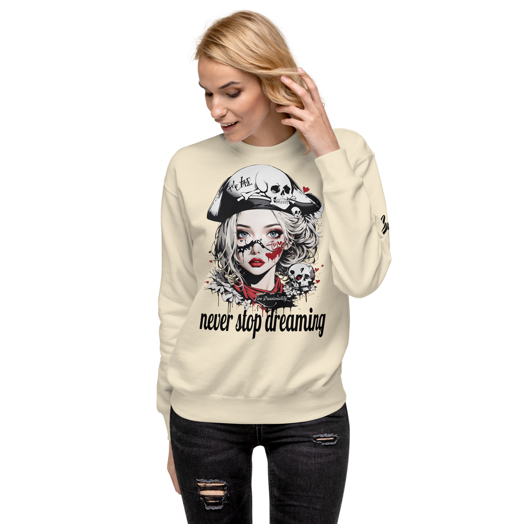 never stop dreaming 03 Unisex Premium Sweatshirt 2
