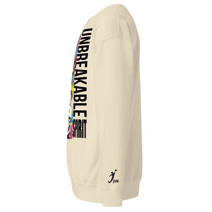UNBREAKABLE SPIRIT 01｜Black Type｜Unisex Premium Crew