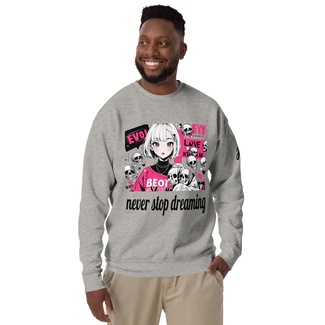 never stop dreaming 01 Unisex Premium Sweatshirt 2