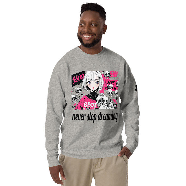 never stop dreaming 01 Unisex Premium Sweatshirt 2