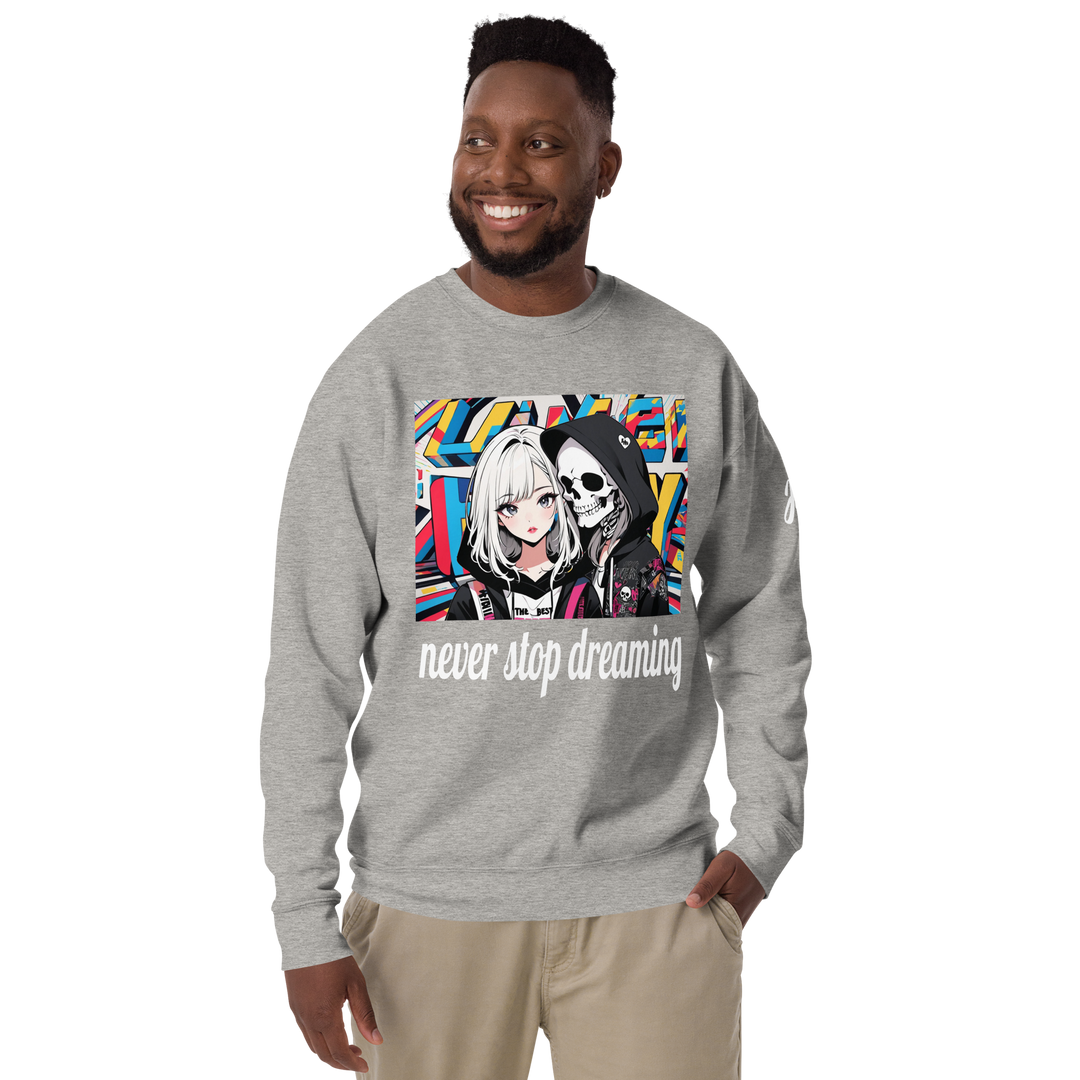 never stop dreaming 02 Unisex Premium Sweatshirt 1
