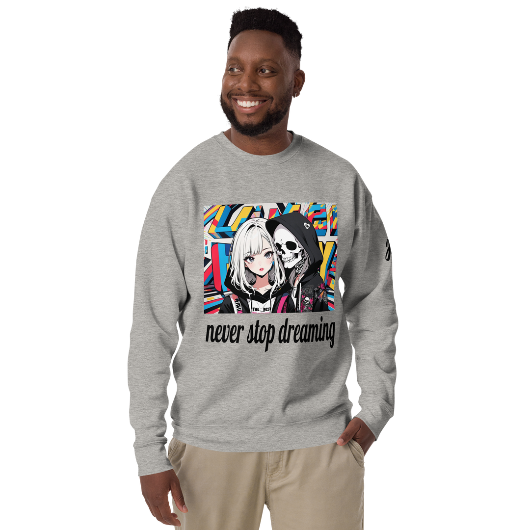 never stop dreaming 02 Unisex Premium Sweatshirt 2