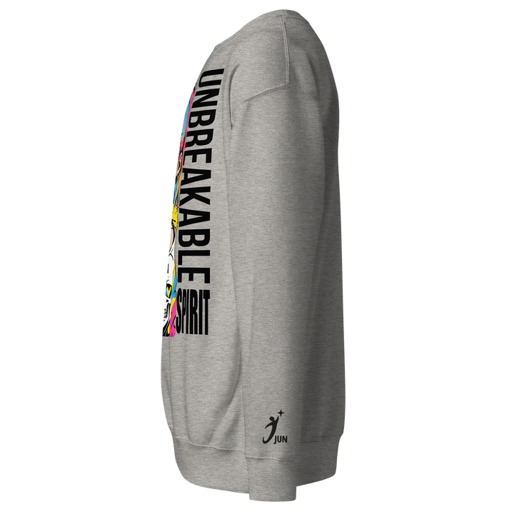 UNBREAKABLE SPIRIT 01｜Black Type｜Unisex Premium Crew