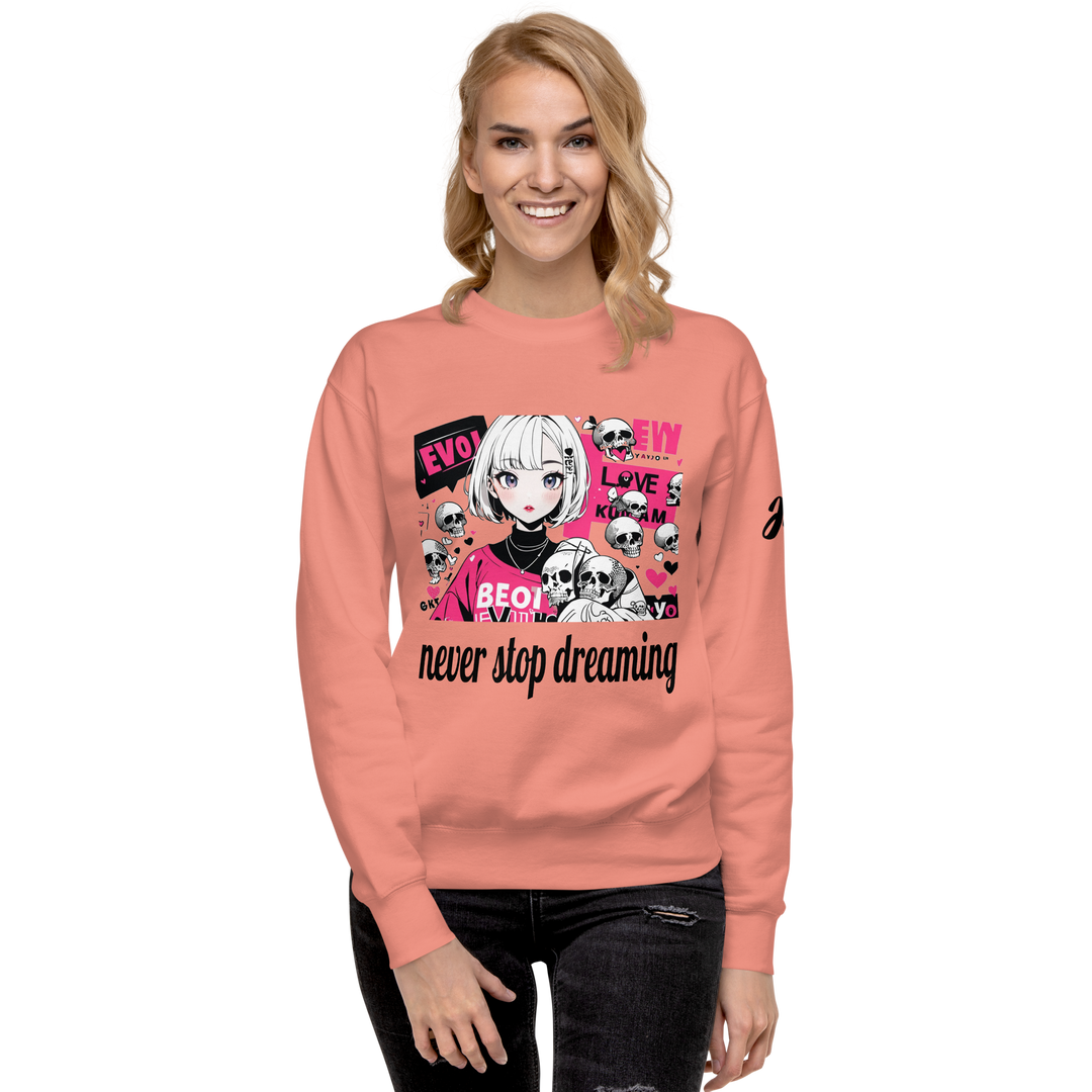 never stop dreaming 01 Unisex Premium Sweatshirt 2
