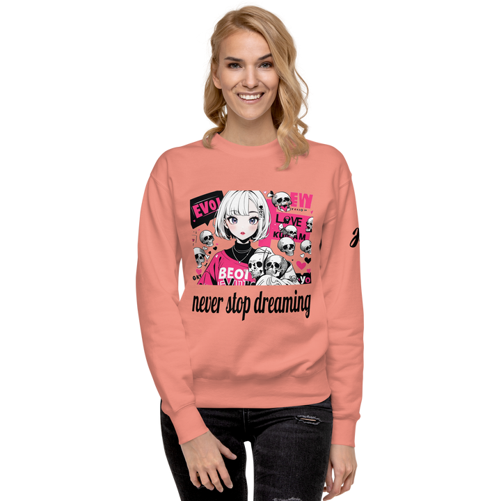 never stop dreaming 01 Unisex Premium Sweatshirt 2