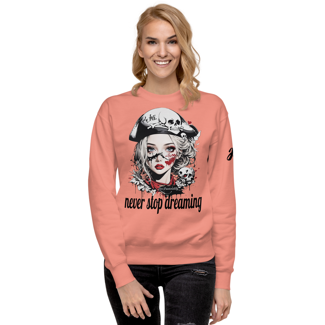 never stop dreaming 03 Unisex Premium Sweatshirt 2