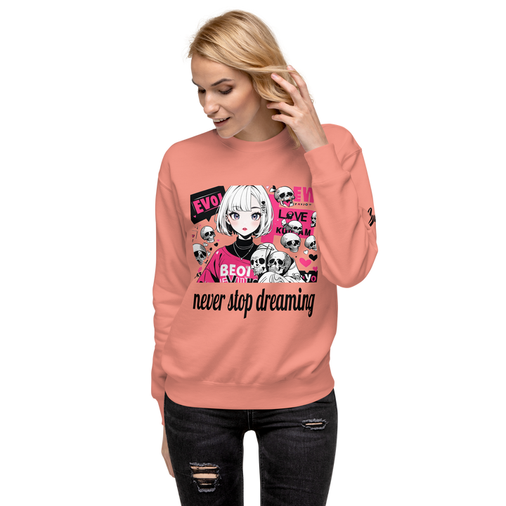 never stop dreaming 01 Unisex Premium Sweatshirt 2