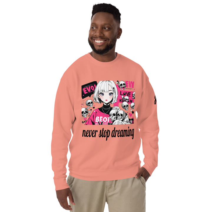 never stop dreaming 01 Unisex Premium Sweatshirt 2