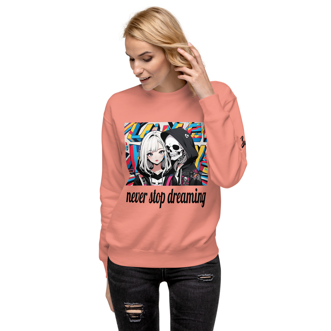 never stop dreaming 02 Unisex Premium Sweatshirt 2