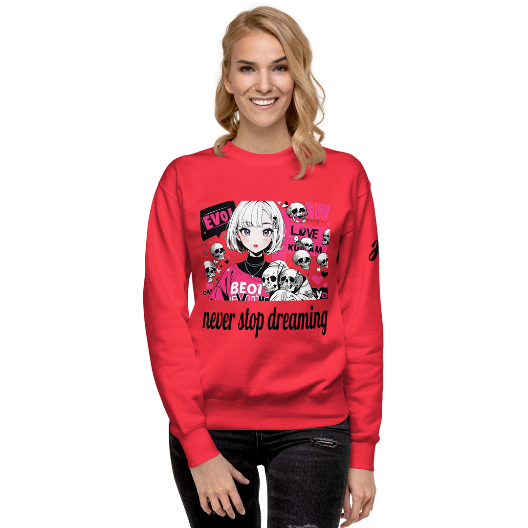 never stop dreaming 01 Unisex Premium Sweatshirt 2