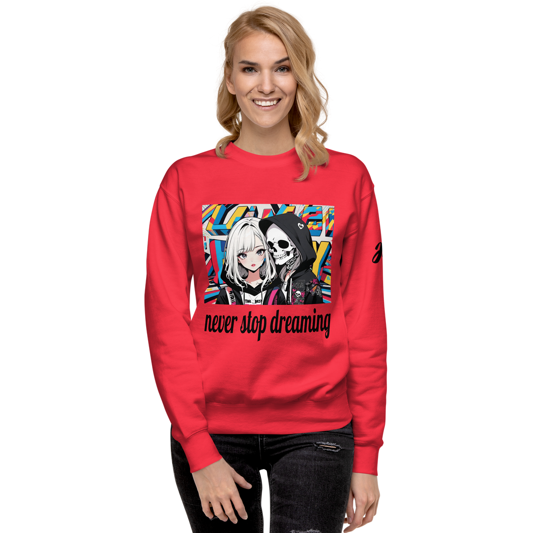 never stop dreaming 02 Unisex Premium Sweatshirt 2
