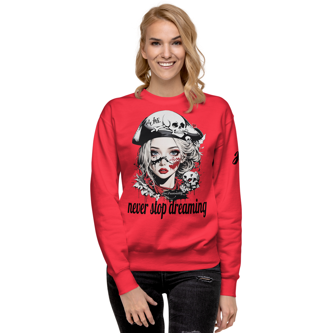 never stop dreaming 03 Unisex Premium Sweatshirt 2