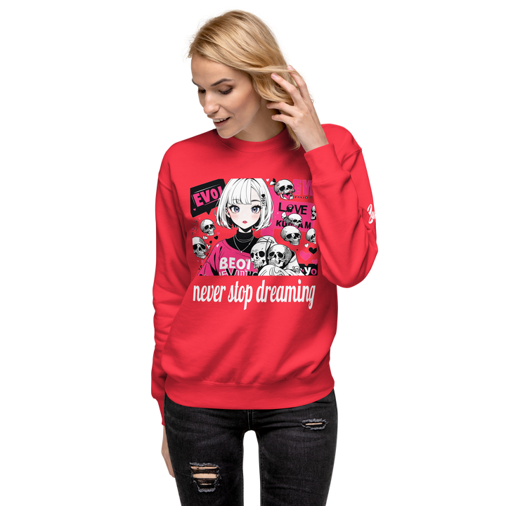 never stop dreaming 01 Unisex Premium Sweatshirt 1