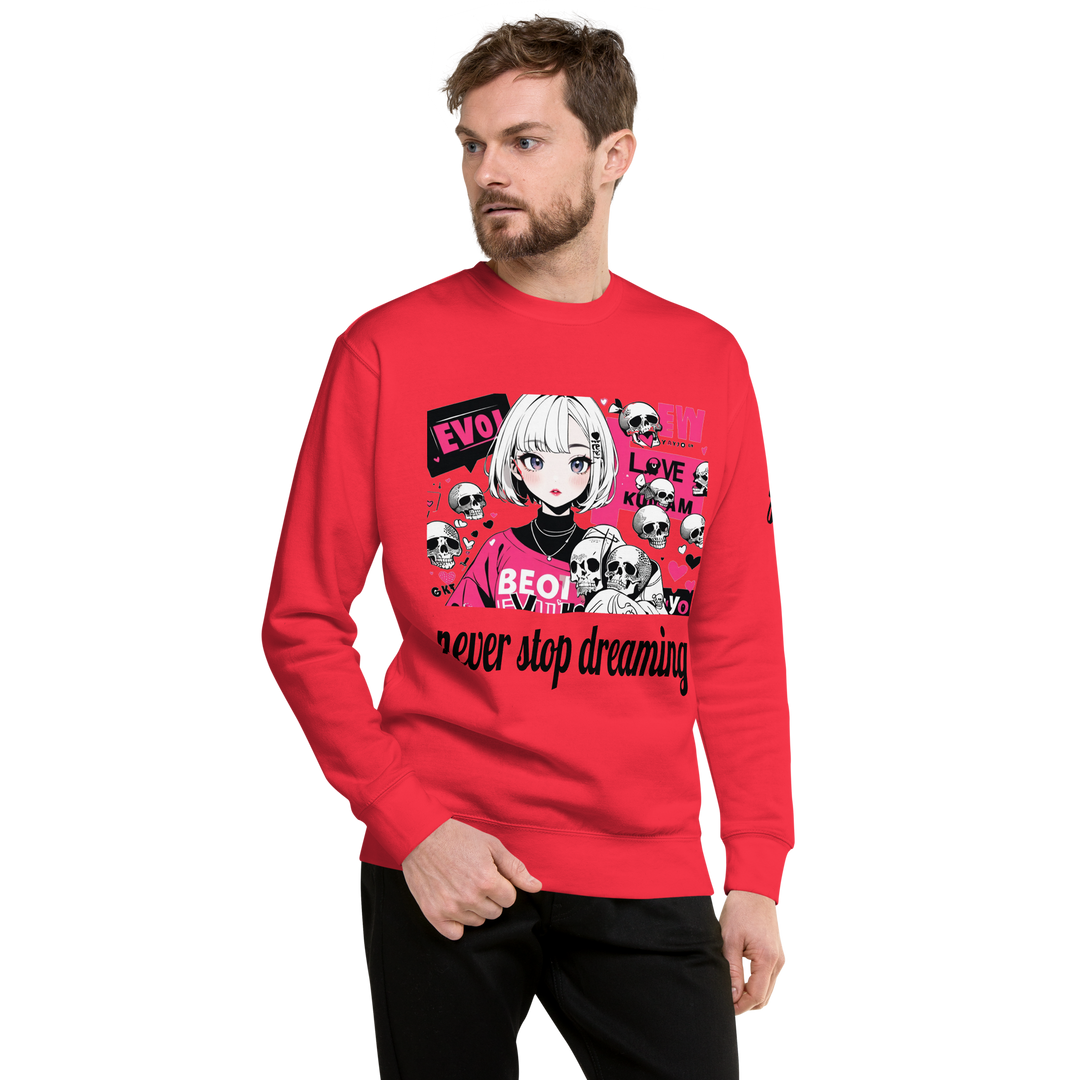 never stop dreaming 01 Unisex Premium Sweatshirt 2