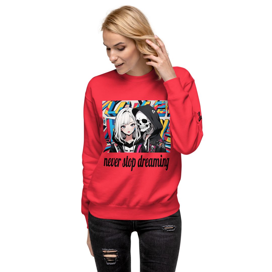 never stop dreaming 02 Unisex Premium Sweatshirt 2