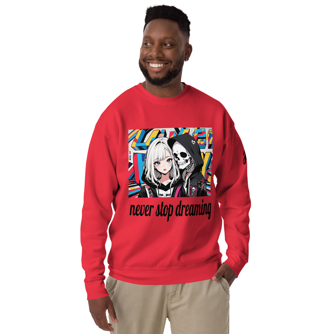 never stop dreaming 02 Unisex Premium Sweatshirt 2