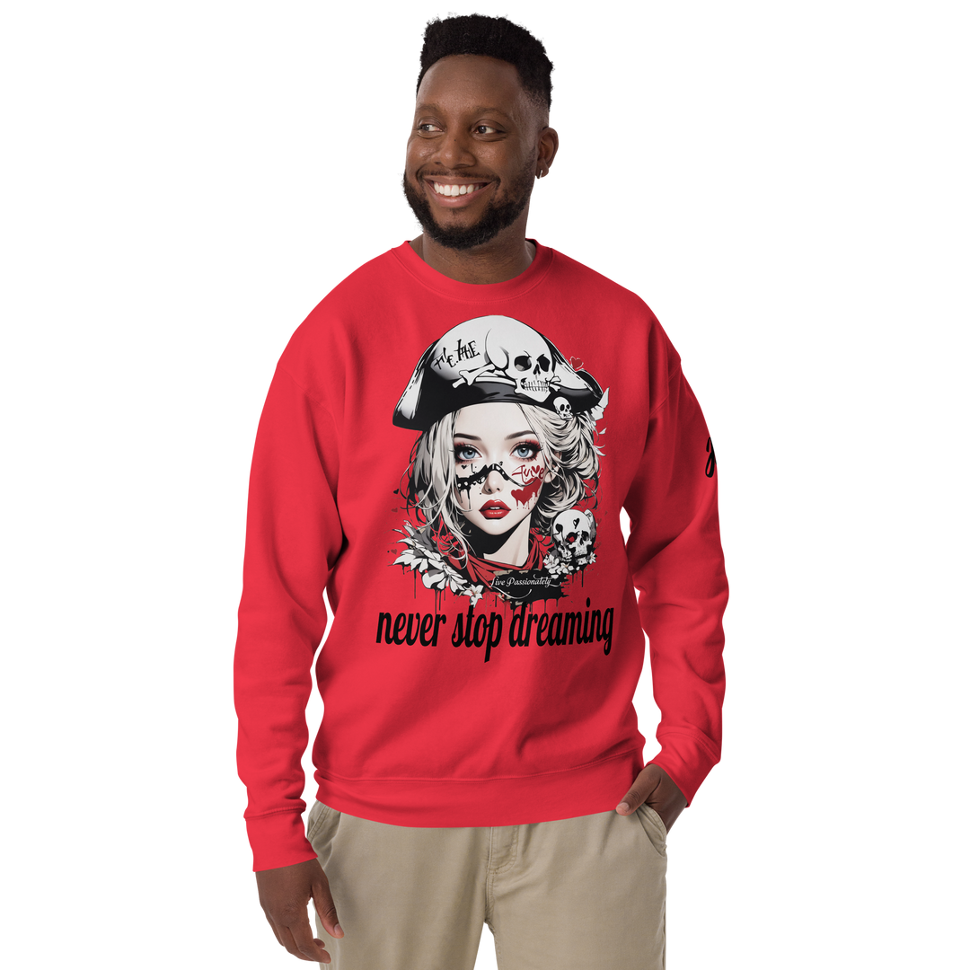 never stop dreaming 03 Unisex Premium Sweatshirt 2