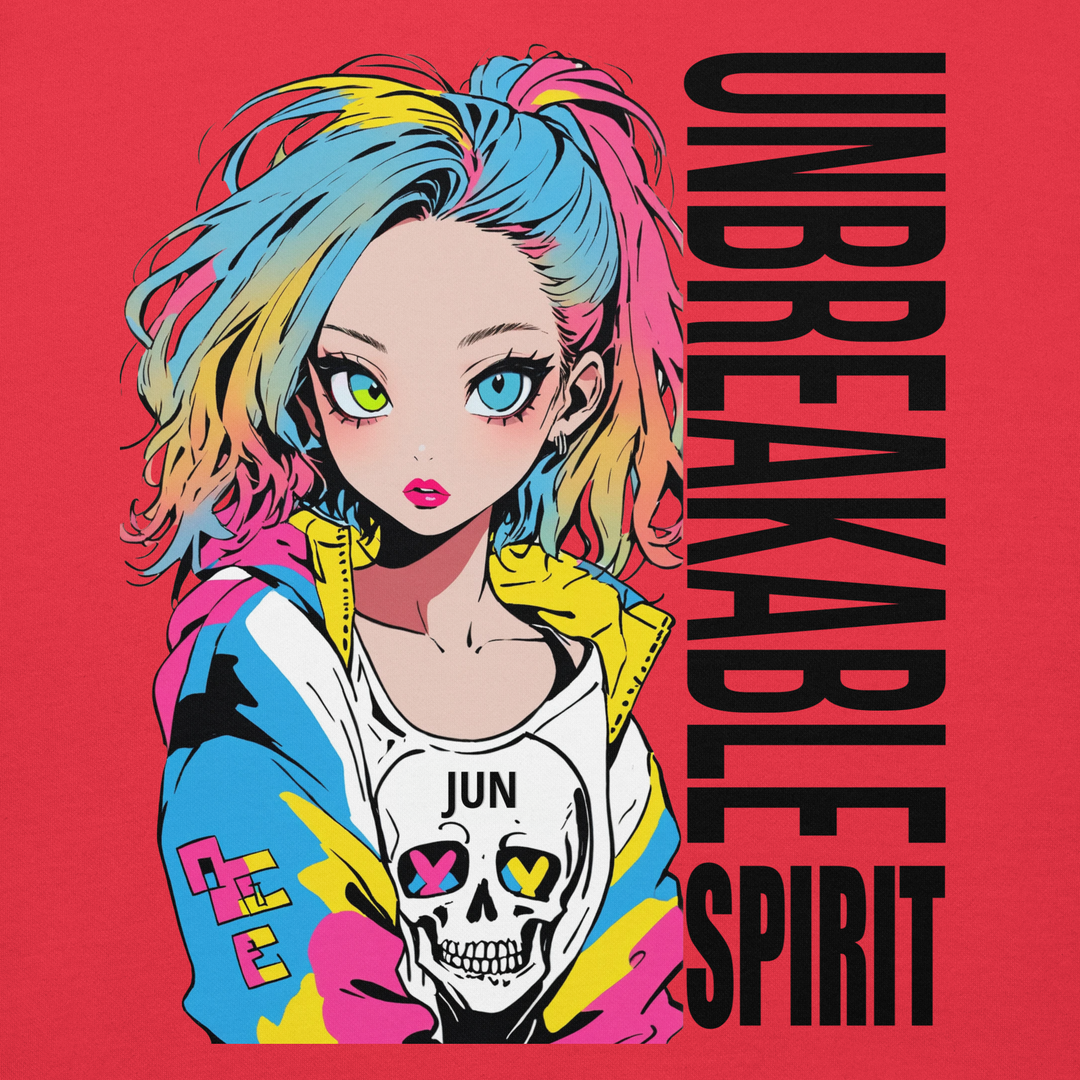 UNBREAKABLE SPIRIT 01｜Black Type｜Unisex Premium Crew