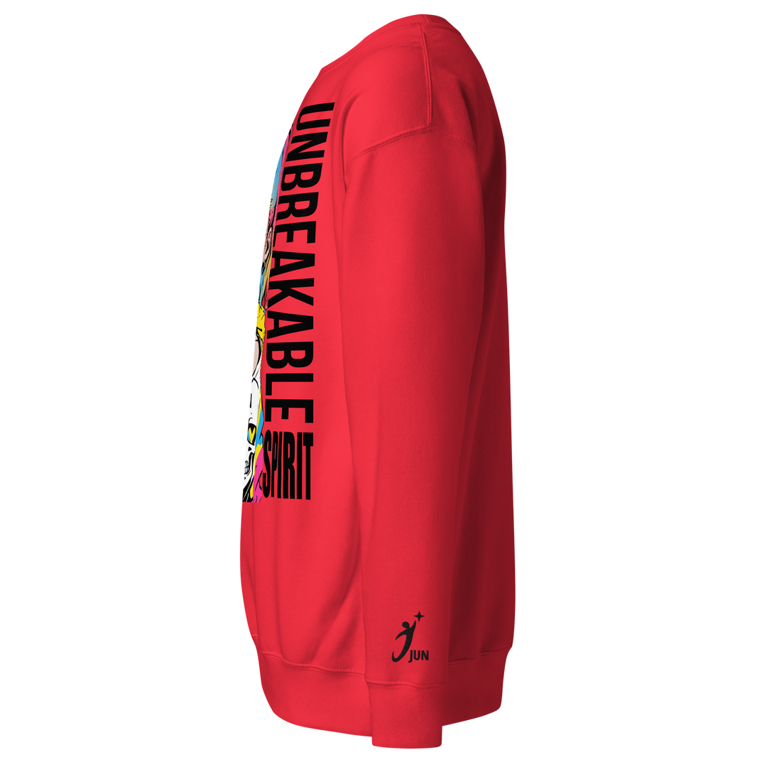 UNBREAKABLE SPIRIT 01｜Black Type｜Unisex Premium Crew
