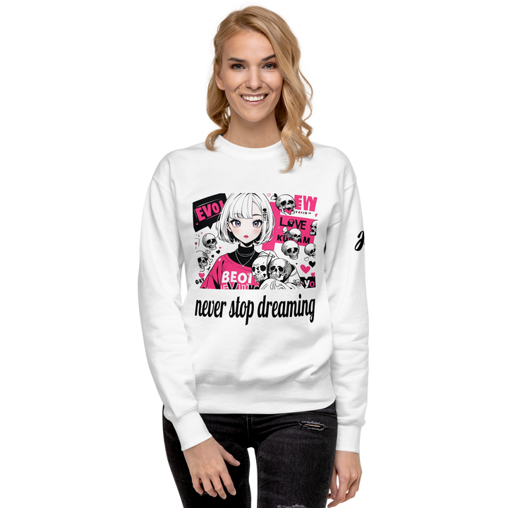 never stop dreaming 01 Unisex Premium Sweatshirt 2