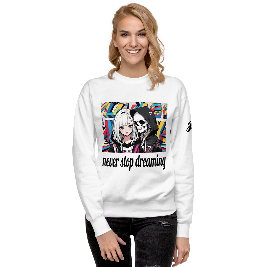 never stop dreaming 02 Unisex Premium Sweatshirt 2