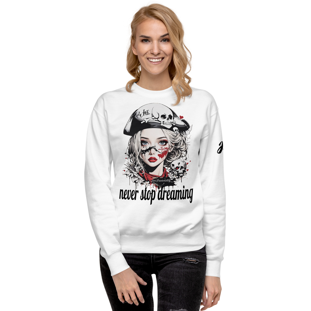never stop dreaming 03 Unisex Premium Sweatshirt 2