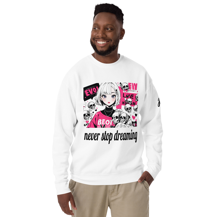 never stop dreaming 01 Unisex Premium Sweatshirt 2