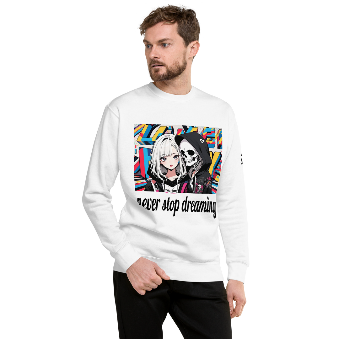 never stop dreaming 02 Unisex Premium Sweatshirt 2