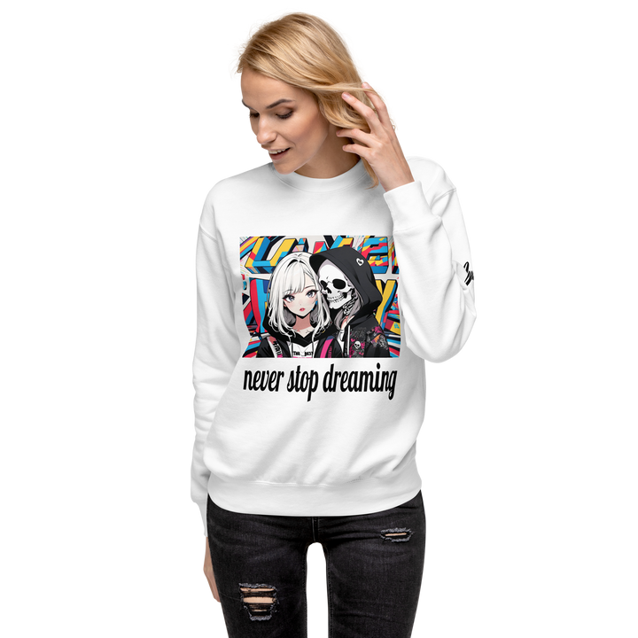never stop dreaming 02 Unisex Premium Sweatshirt 2