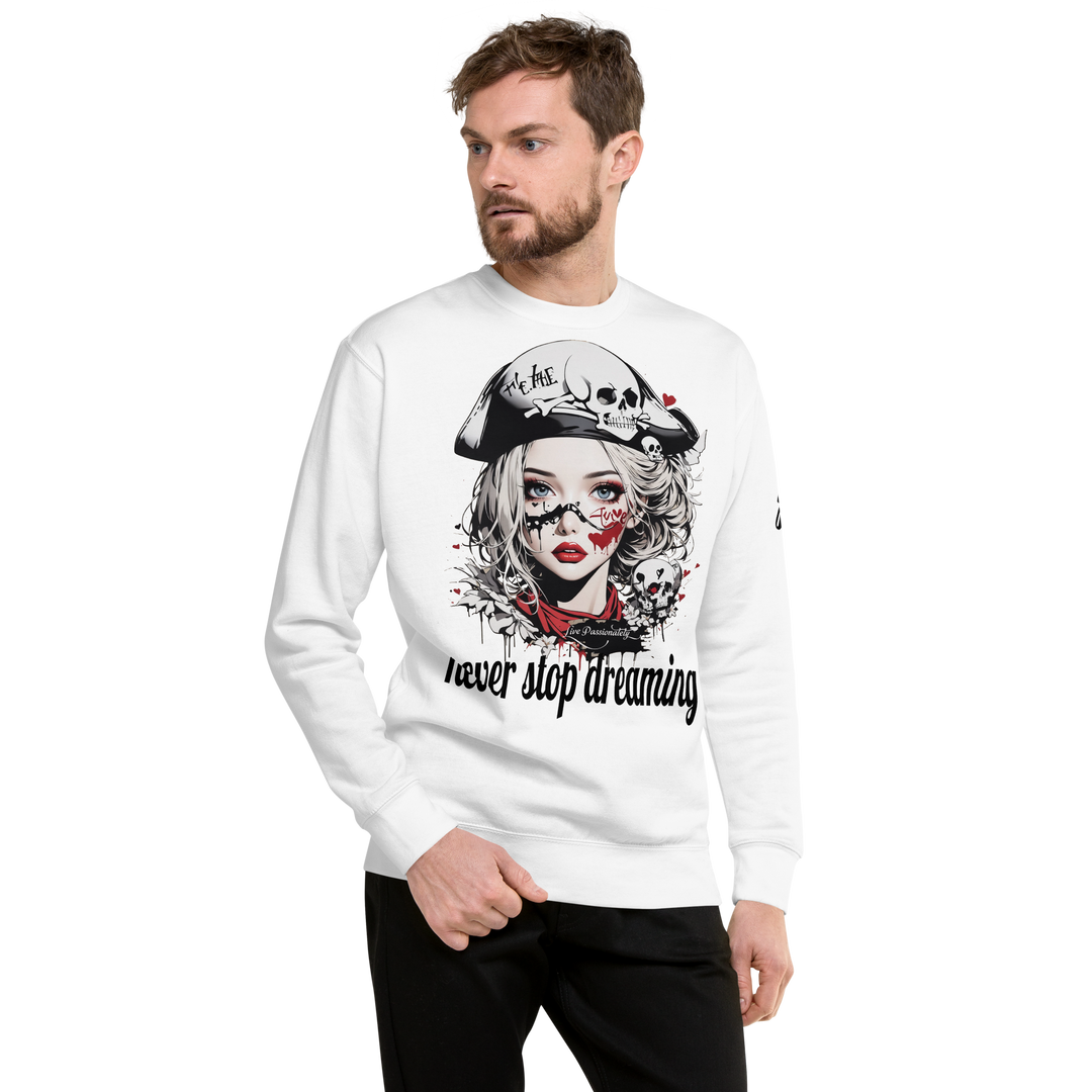 never stop dreaming 03 Unisex Premium Sweatshirt 2