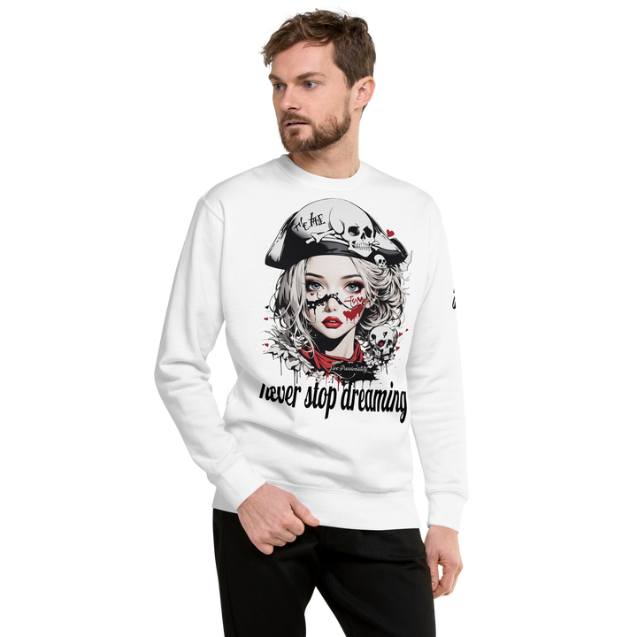 never stop dreaming 03 Unisex Premium Sweatshirt 2