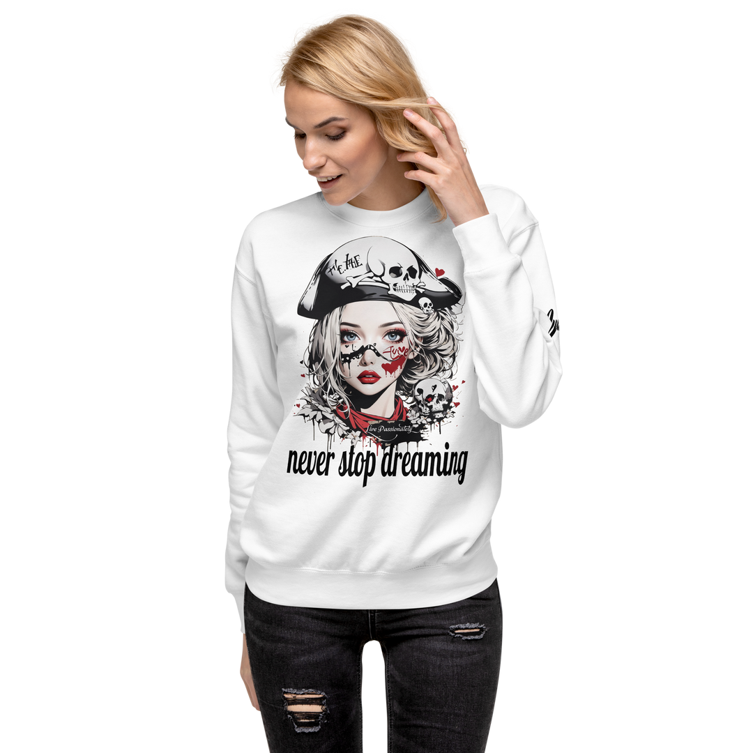 never stop dreaming 03 Unisex Premium Sweatshirt 2