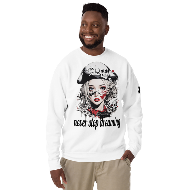 never stop dreaming 03 Unisex Premium Sweatshirt 2